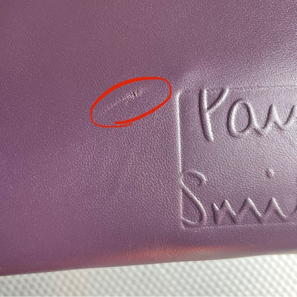 Paul Smith purple 2-tone long shopper tote bag - Picture 6 of 10